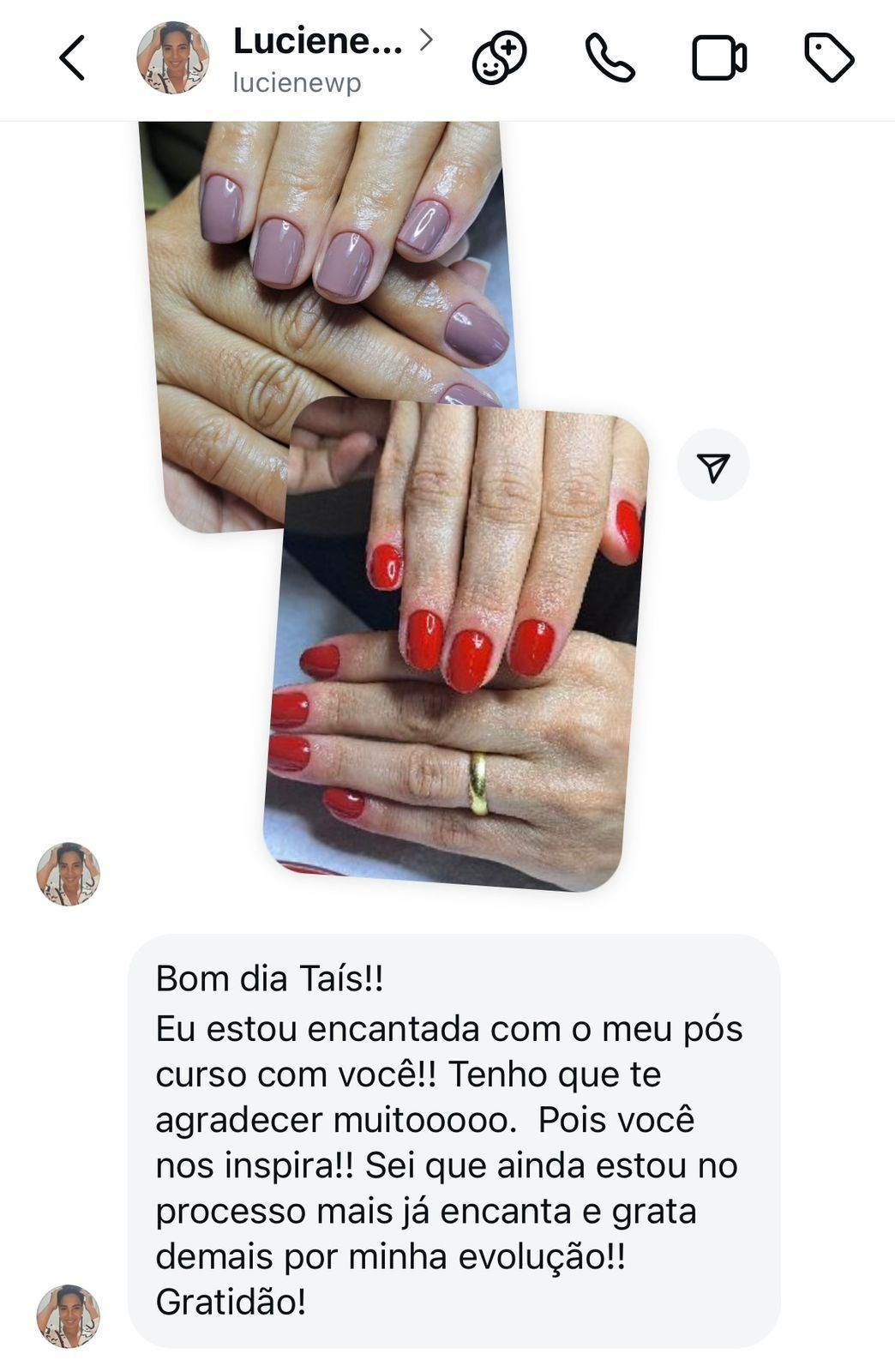 Depoimento de Luciene, aluna do Método TF